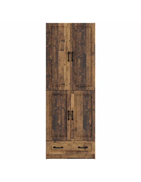 Set di armadi 2 pcs Legno antico Legno ingegnerizzato