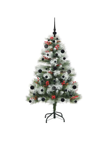 Albero di Natale artificiale Verde e bianco 150 cm