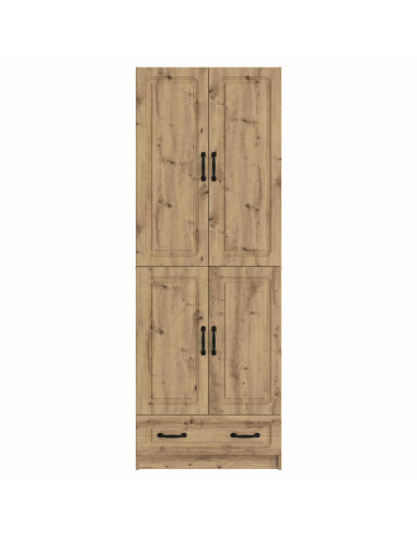 Set di armadi 2 pcs Rovere Artigianale Legno ingegnerizzato