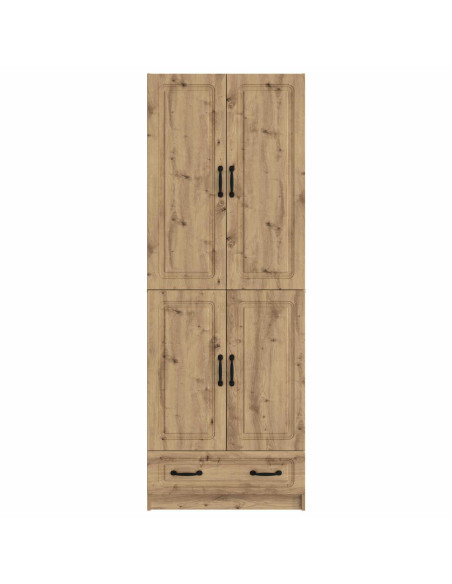 Set di armadi 2 pcs Rovere Artigianale Legno ingegnerizzato