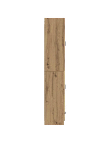 Set di armadi 2 pcs Rovere Artigianale Legno ingegnerizzato
