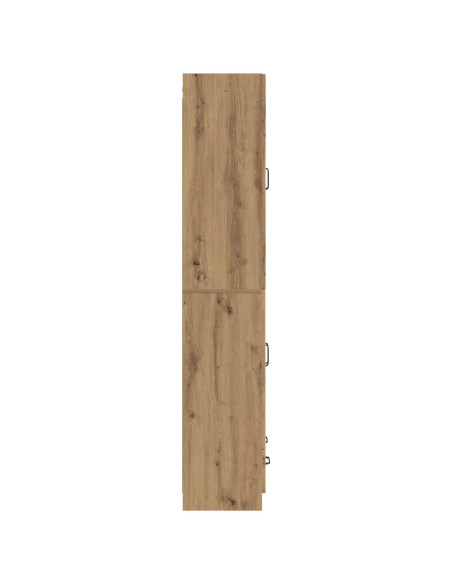 Set di armadi 2 pcs Rovere Artigianale Legno ingegnerizzato
