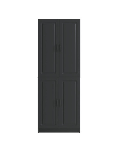 Set di armadi 2 pcs Nero Legno ingegnerizzato