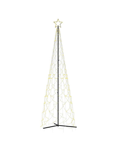 Albero di Natale a forma di cono luce Bianca Calda 500 LED 100x300 cm