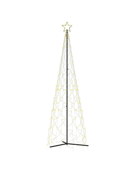 Albero di Natale a forma di cono luce Bianca Calda 500 LED 100x300 cm