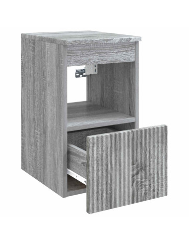 Mobile da Bagno Sonoma grigio 30 x 41 x 50 cm