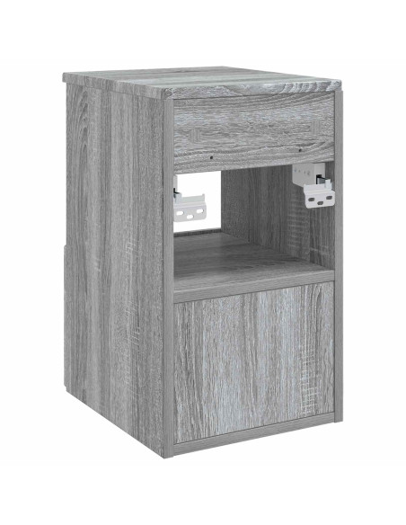 Mobile da Bagno Sonoma grigio 30 x 41 x 50 cm