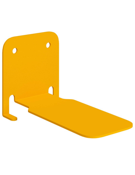 Mensola sospesa 24 pcs Giallo senape 6 x 10,8 x 6,6 cm