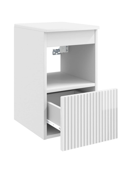 Mobile da Bagno Bianco Lucido 30 x 44,5 x 50 cm