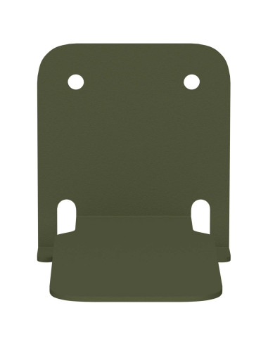 Mensola sospesa 4 pcs Verde oliva 6 x 10,8 x 6,6 cm