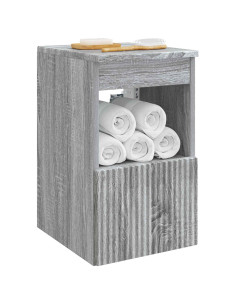 Mobile da Bagno Sonoma grigio 30 x 44,5 x 50 cm 2