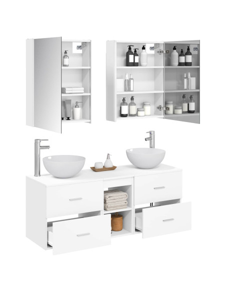 Set di mobili per il bagno 5 pcs Bianco