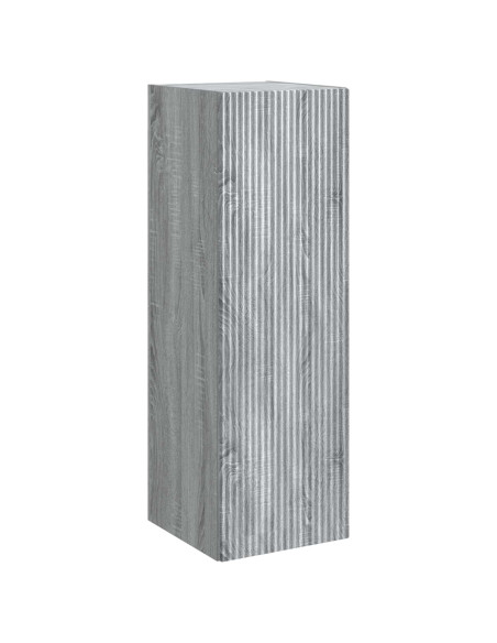 Mobiletto da Bagno a Muro Sonoma grigio 33 x 34,5 x 100 cm
