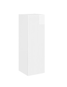 Mobiletto da Bagno a Muro Bianco Lucido 33 x 34,5 x 60 cm