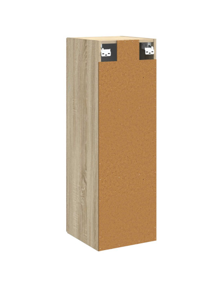 Mobiletto da Bagno a Muro Rovere Sonoma 33 x 34,5 x 100 cm