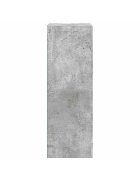 Mobiletto da Bagno a Muro Grigio Cemento 33 x 34,5 x 100 cm