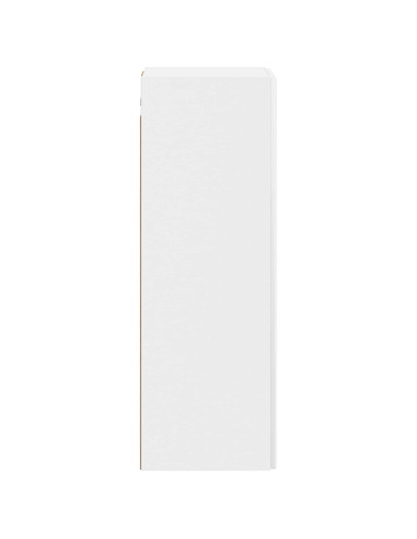 Mobiletto da Bagno a Muro Bianco Lucido 33 x 34,5 x 100 cm