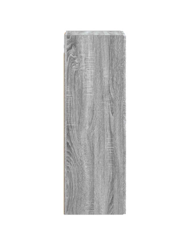 Mobiletto da Bagno a Muro Sonoma grigio 33 x 34,5 x 100 cm