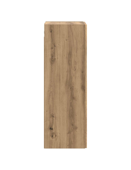 Mobiletto da Bagno a Muro Rovere Artigianale 33 x 34,5 x 100 cm