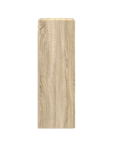 Mobiletto da Bagno a Muro Rovere Sonoma 33 x 34,5 x 60 cm