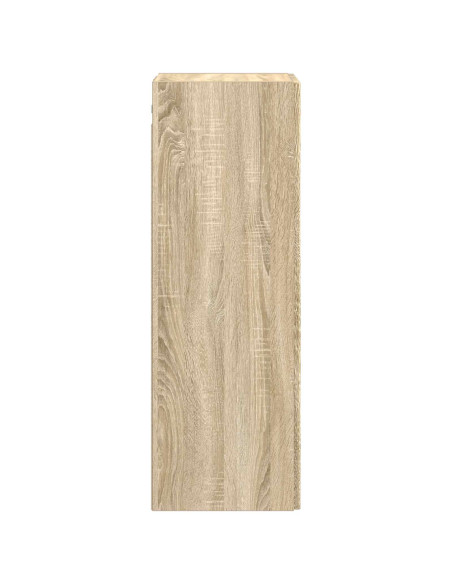 Mobiletto da Bagno a Muro Rovere Sonoma 33 x 34,5 x 60 cm