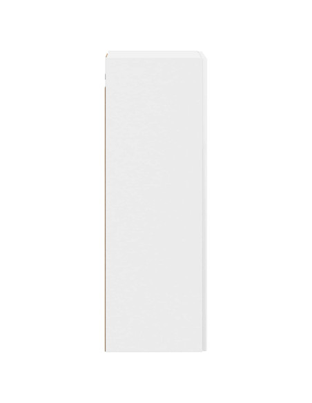 Mobiletto da Bagno a Muro Bianco Lucido 33 x 34,5 x 60 cm