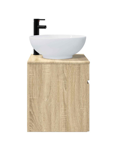 Mobile lavabo da parete Rovere Sonoma 49 x 44,5 x 66,5 cm
