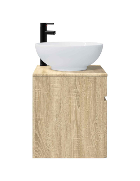 Mobile lavabo da parete Rovere Sonoma 49 x 44,5 x 66,5 cm
