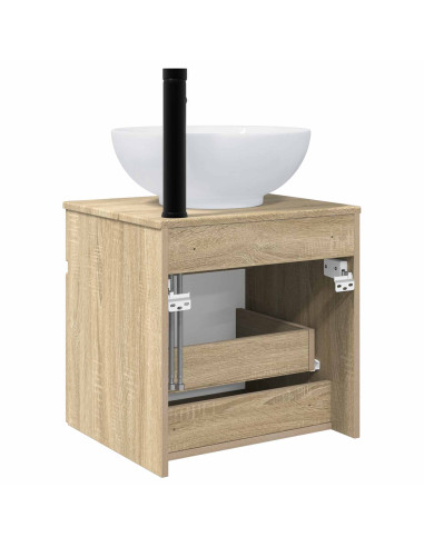 Mobile lavabo da parete Rovere Sonoma 49 x 44,5 x 66,5 cm
