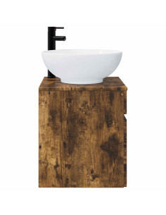 Mobile lavabo da parete Rovere Fumo 49 x 44,5 x 66,5 cm 2