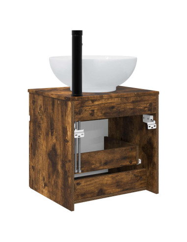 Mobile lavabo da parete Rovere Fumo 49 x 44,5 x 66,5 cm