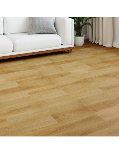 Pavimento in laminato 5 pcs Marrone Dorato 101 x 20 x 0,8 cm