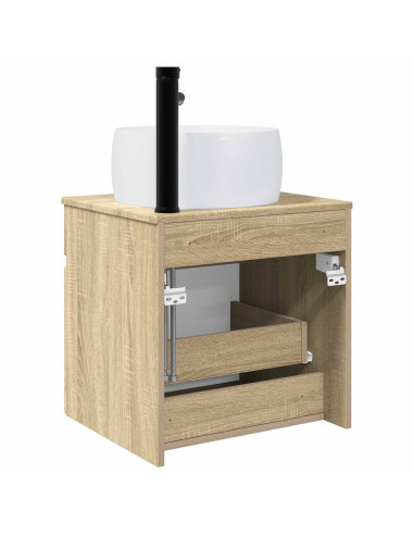 Mobile lavabo da parete Rovere Sonoma 49 x 44,5 x 66 cm