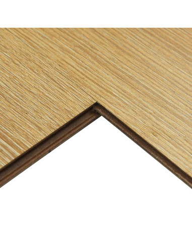 Pavimento in laminato 5 pcs Marrone Dorato 101 x 20 x 0,8 cm