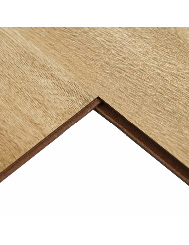 Pavimento in laminato 5 pcs Marrone rustico 101 x 20 x 0,8 cm