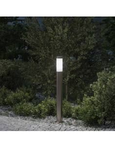 Lampada a paletto 80 cm in Acciaio Inox IP44
