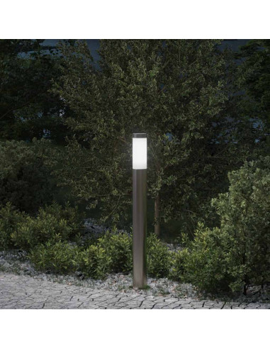 Lampada a paletto 80 cm in Acciaio Inox IP44