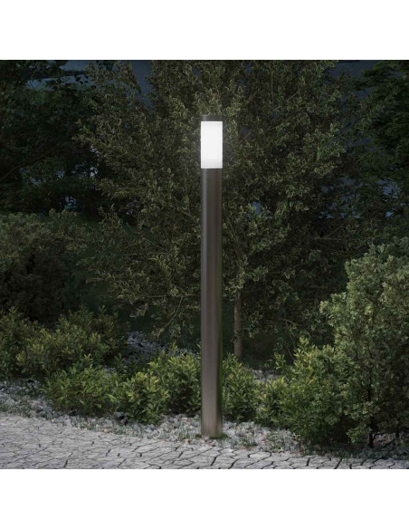 Lampada a paletto 110 cm in Acciaio Inox IP44