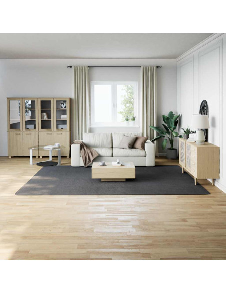 Tappeto Shaggy color antracite 240x340 cm in Poliestere