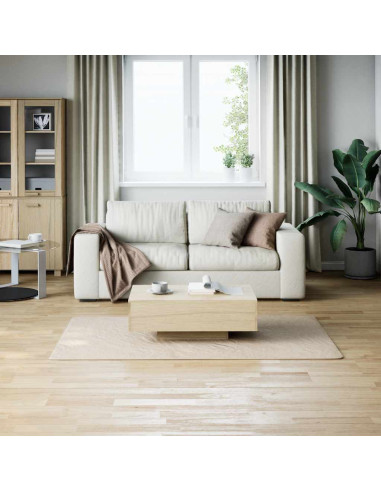 Tappeto Shaggy Crema/Bianco 120x183 cm in Poliestere