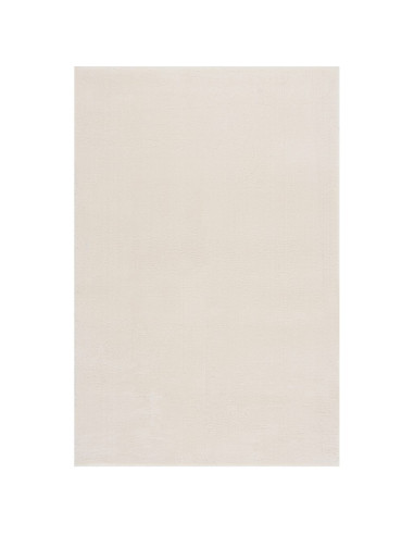 Tappeto Shaggy Crema/Bianco 240x340 cm in Poliestere