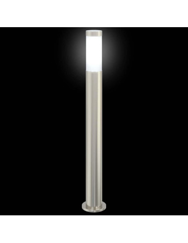 Lampada a paletto 80 cm in Acciaio Inox IP44
