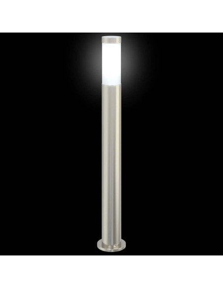 Lampada a paletto 80 cm in Acciaio Inox IP44