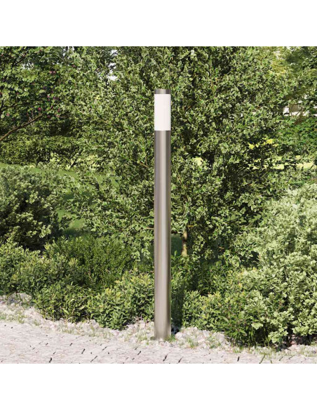 Lampada a paletto 110 cm in Acciaio Inox IP44