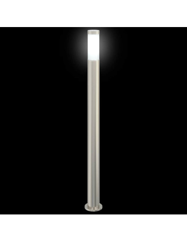 Lampioni a palo 3 pz 110 cm Acciaio Inox IP44