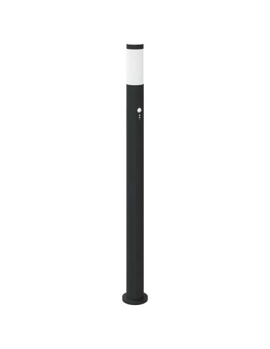 Lampada a paletto con sensore 110 cm Acciaio Inox IP44