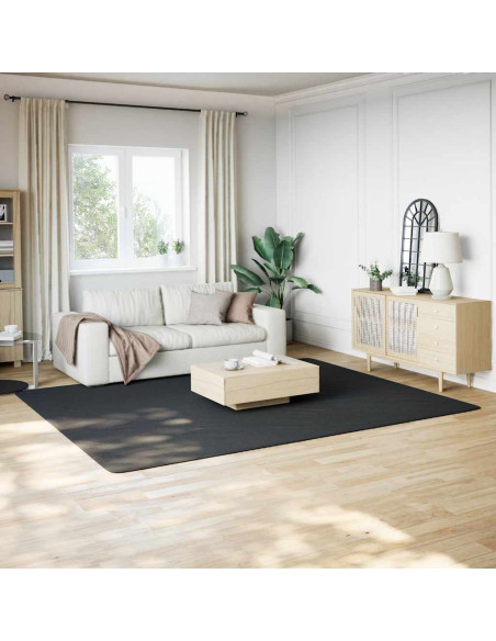 Tappeto Shaggy Nero 240x305 cm in Poliestere