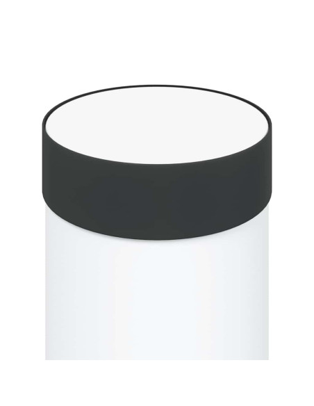 Lampioni a palo con presa elettrica 3 pz 80 cm Acciaio Inox IP44