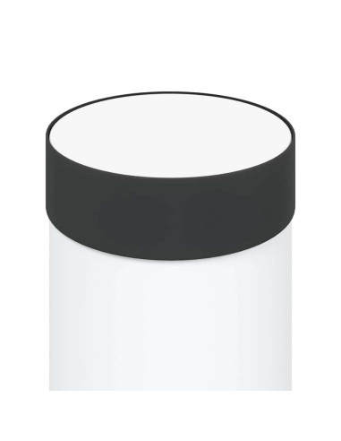 Lampioni a dissuasore con sensore e presa 3 pz 50 cm Acciaio Inox IP44