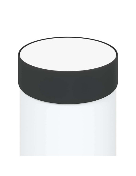 Lampioni a dissuasore con sensore e presa 3 pz 50 cm Acciaio Inox IP44